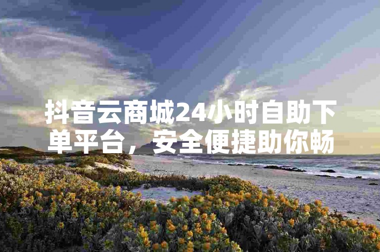 抖音云商城24小时自助下单平台，安全便捷助你畅享购物。