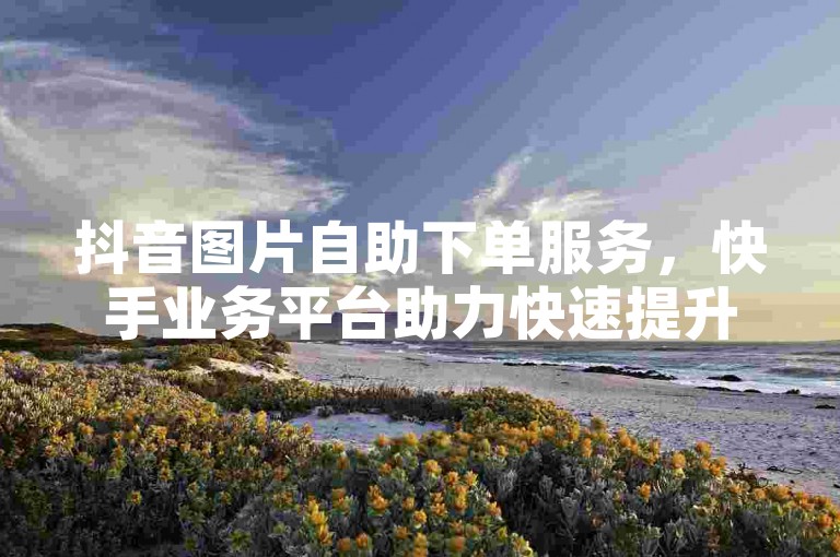 抖音图片自助下单服务，快手业务平台助力快速提升。