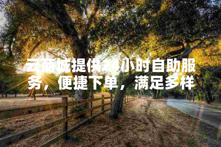 云商城提供24小时自助服务，便捷下单，满足多样需求。