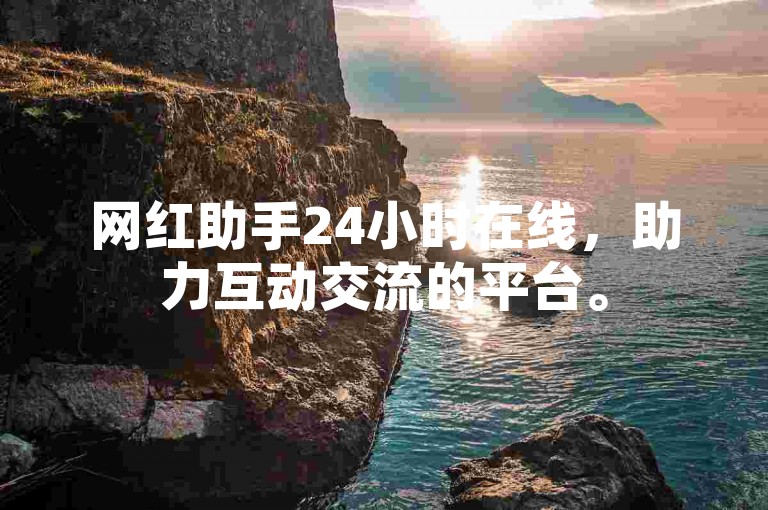 网红助手24小时在线，助力互动交流的平台。