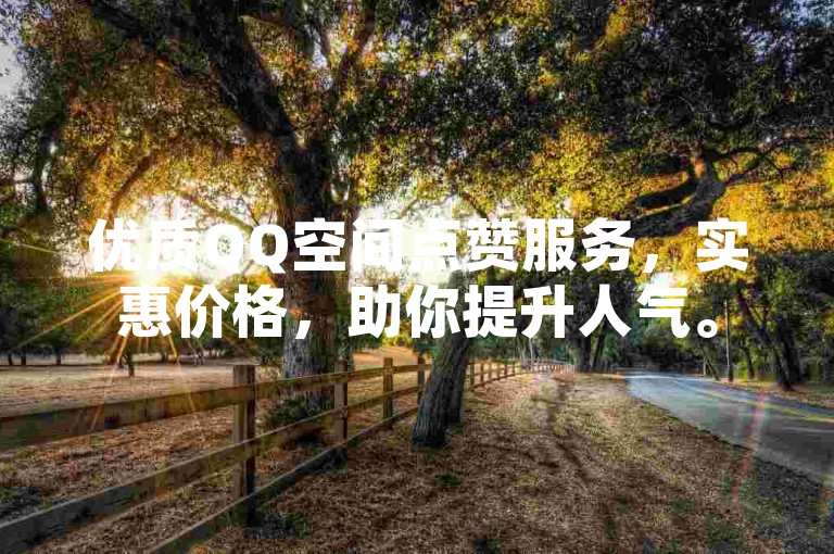 优质QQ空间点赞服务，实惠价格，助你提升人气。