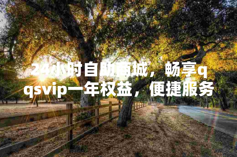 24小时自助商城，畅享qqsvip一年权益，便捷服务随时享。